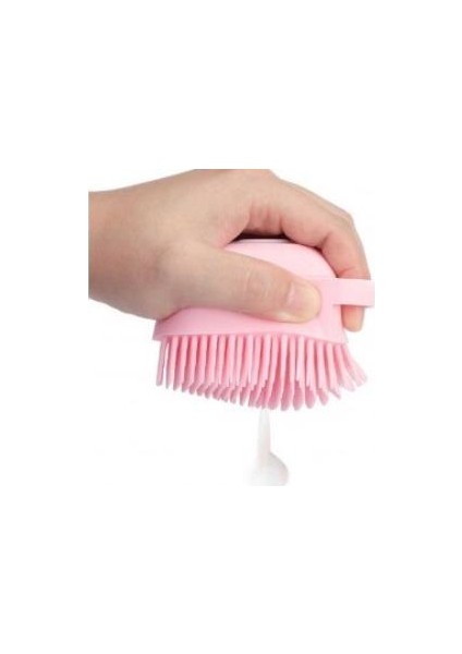 Çok Amaçlı Silikon Lif Hazneli Kese Banyo Duş Silikon Temizleme