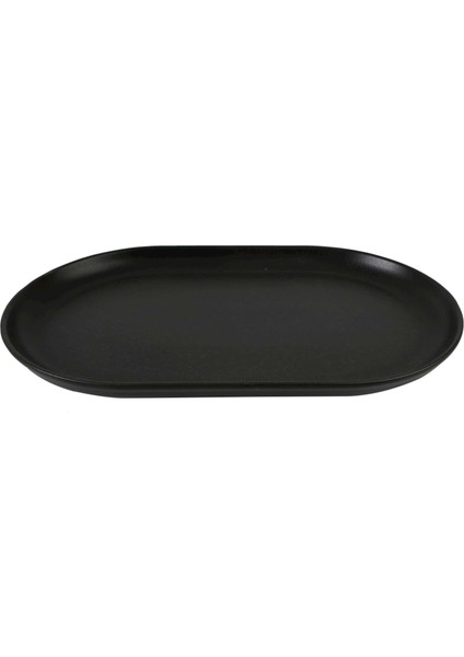 Alm Seasons 32CM Siyah Kayık Tabak