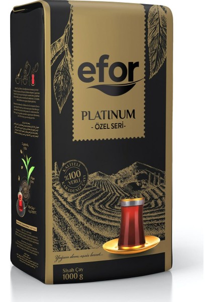 Efor Platinum Özel Seri Dökme Siyah Çay - 1000gr