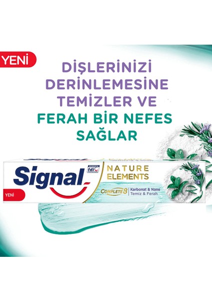 Natural Karbonat & Nane Diş Macunu 75 ml x 2 Adet modelleri