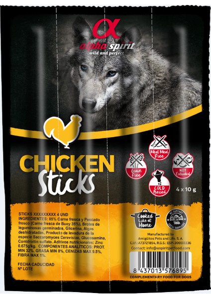 Tavuklu Sticks Köpek Ödül Maması 4 x 10 gr