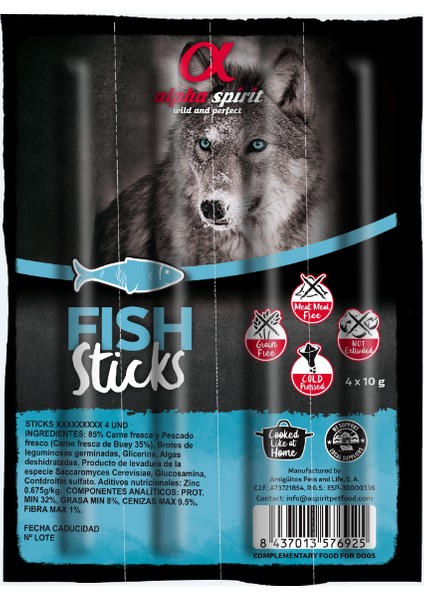 Balıklı Sticks Köpek Ödül Maması 4 x 10 gr