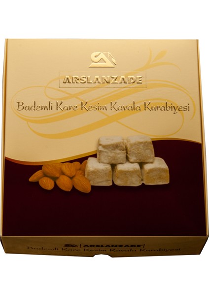 Kavala Kurabiyesi Kare Kesim 970 gr