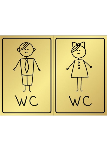Wc Kapı Isimliği