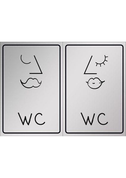 Wc Kapı Isimliği