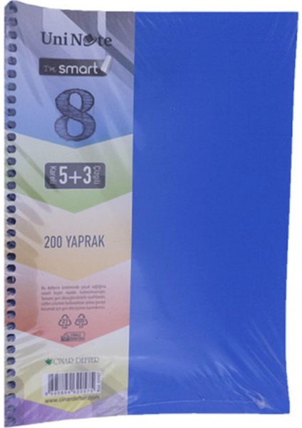 5+3 Ayraçlı Defter