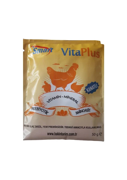 Bakın Tarım Smart Vita Plus Vitamin 50 gr