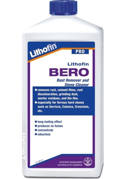 Bero Çimento Artığı ve Pas Lekesi Temizleyici