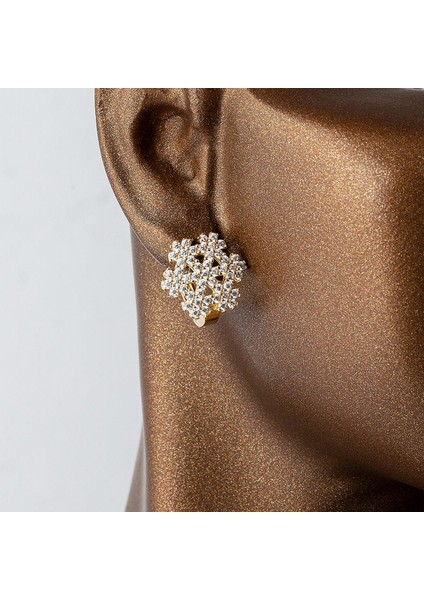 Kar Tanesi 14 Ayar Altın Küpe modelleri