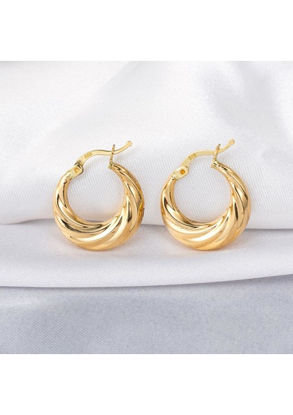 Taşsız 14 Ayar Altın Halka Küpe fırsatları