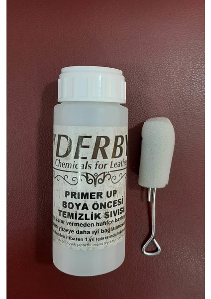 Özel Siyah Deri Mont,çanta,kemer Boya Öncesi Yüzey Temizleme Sıvısı Uygulama Süngeri