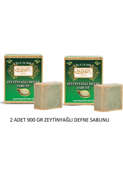 Zeytinyağlı Defne Sabunu 2 Adet 900 gr