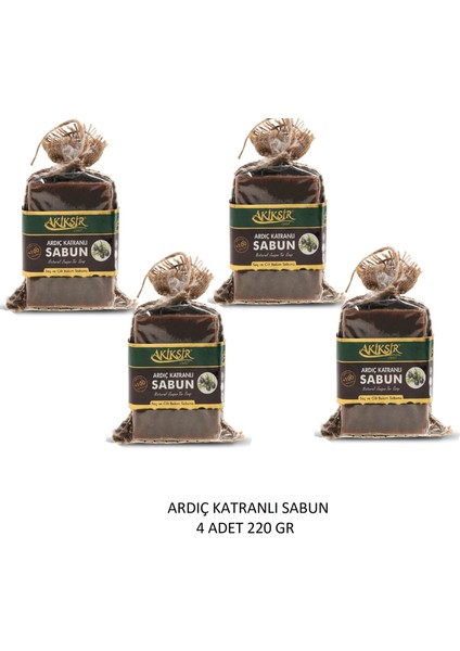 Ardıç Katranlı Sabun 4 Adet 220 gr
