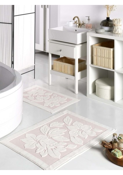 Derya Banyo Paspas Takımı 2'li Krem