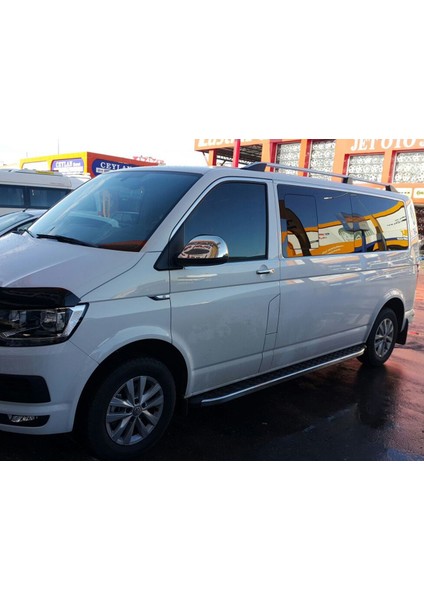 VW T6 Transporter Blackline Yan Basamak Krom Uzun Şase 2015 ve Sonrası