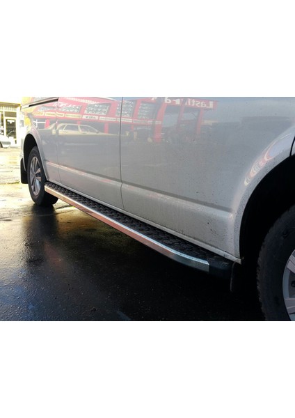 VW T6 Transporter Blackline Yan Basamak Krom Uzun Şase 2015 ve Sonrası fiyatları
