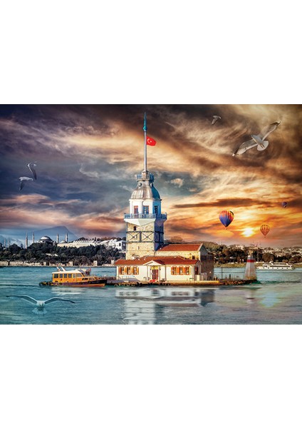 1000 Parça Puzzle - Kız Kulesi fiyatları
