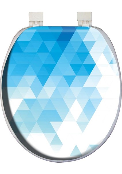 Classic Desenli Yumuşak Klozet Kapağı Kristal