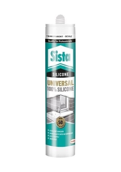 Universal Silikon Beyaz 280 ml ( 5'li )