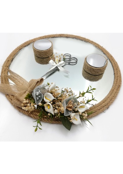 Söz, Nişan, Yüzük TEPSISI NATUREL 53016