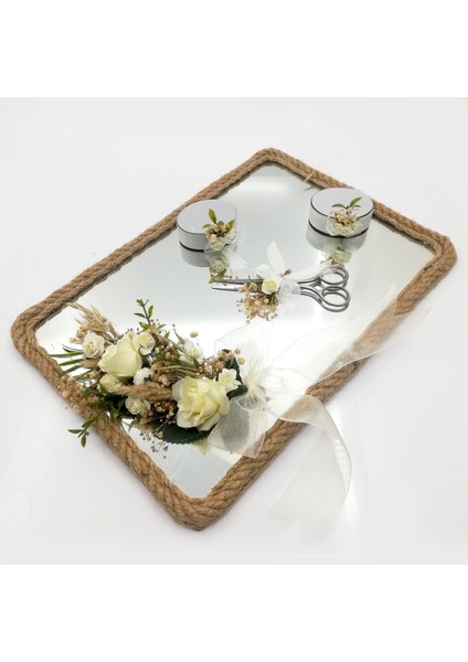 Söz, Nişan, Yüzük TEPSISI NATUREL 53019