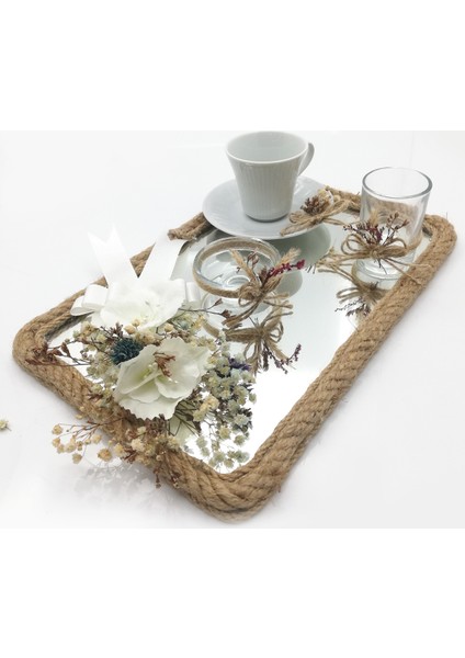 Damat Kahve Fincanı TEPSISI NATUREL 53103