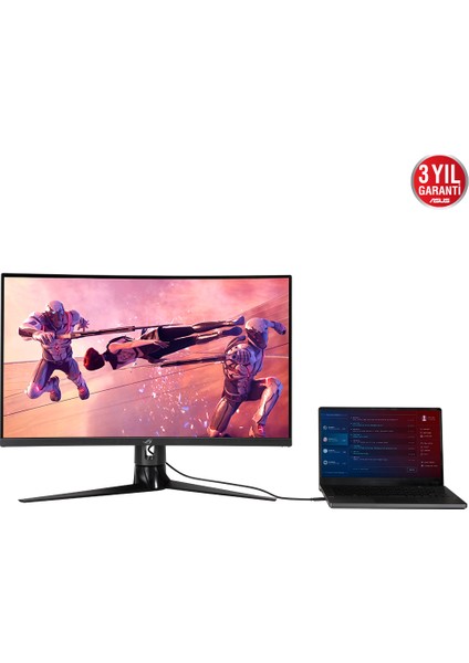 ROG Strix XG32VC 31.5" 170Hz 1ms (HDMI+Display+Type-C) FreeSync QHD Curved LED Monitör