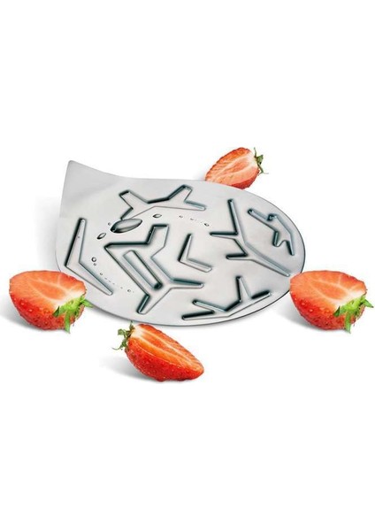 Paslanmaz Çelik Bardak Altlıkları 4 Lü Set