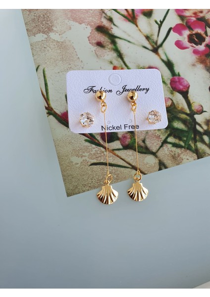 Nickel Free Sallantılı Küpe