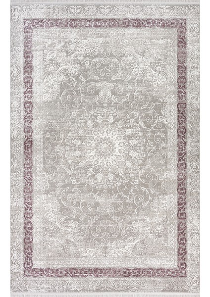 Angora Halı Ametist 9221H Açık Gri/Açık Lila
