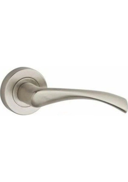 Rozetli Yale Kapı Kolu Takımı Nikel-Inox 20028R2153