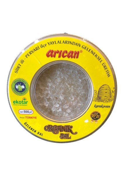 Siirt Pervari Organik Karakovan Petek Balı 500gr