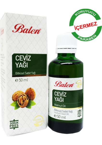 Ceviz Yağı 50 ml x 3lü