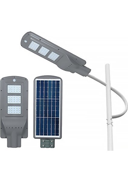 60W Cata Solar Şarjlı LED Dış Cephe Armatür Lamba