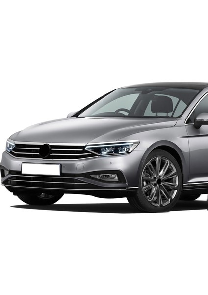 VW Passat B8.5 Krom Far Üstü Çıta 3 Parça 2019 ve Sonrası