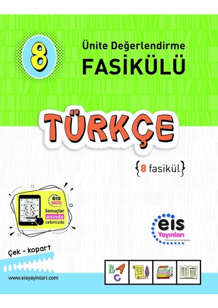 8.Sınıf Türkçe Ünite Değerlendirme Fasikülü