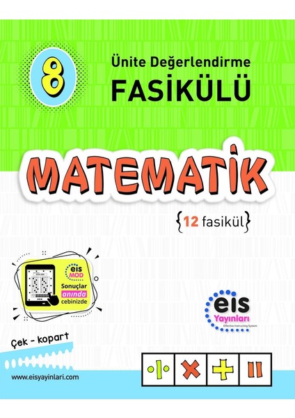 Eis Yayınları 8.Sınıf Matematik Ünite Değerlendirme Fasikülü