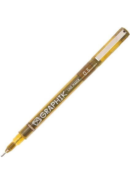 Graphik Line Maker Teknik Çizim ve Grafik Kalemi 0.5 Sepia