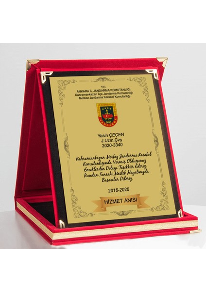 Plaket - Orta Boy