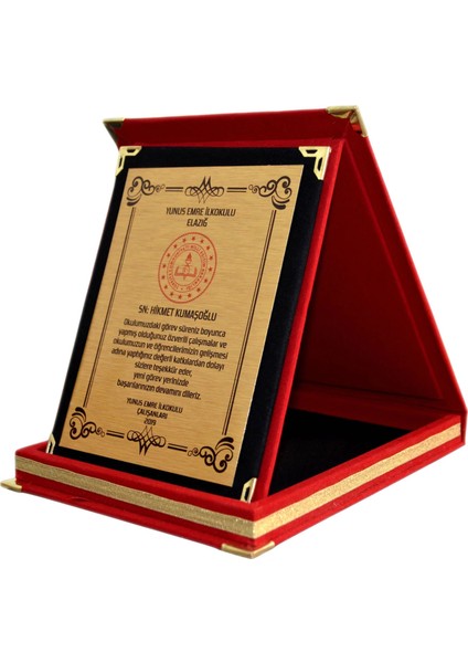Plaket - Orta Boy