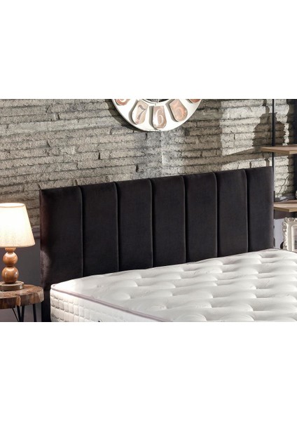 Piano Lite Çift Kişilik Yatak Başlığı - 140 cm Siyah Kumaş Başlık fiyatları