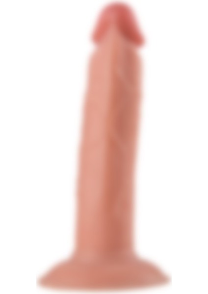 Lilitu Shop 19 cm Realistik Vantuzlu Testissiz Dildo Penis