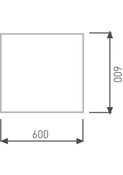 ACK-AP16-46600 40W 60X60 Panel LED 3000K Günışığı