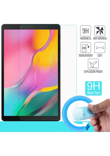 Plus Samsung Galaxy Tab A SM-T290 8" Steel 330 Derece Bükülebilen Kırılmaz Cam Nano