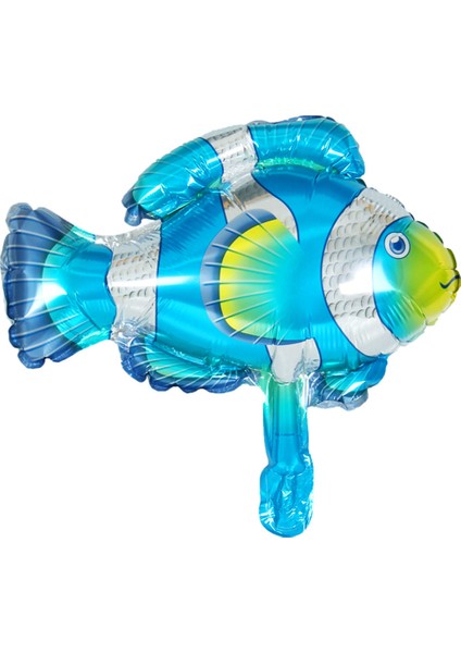 Mavi Balık Folyo Balon 90 cm