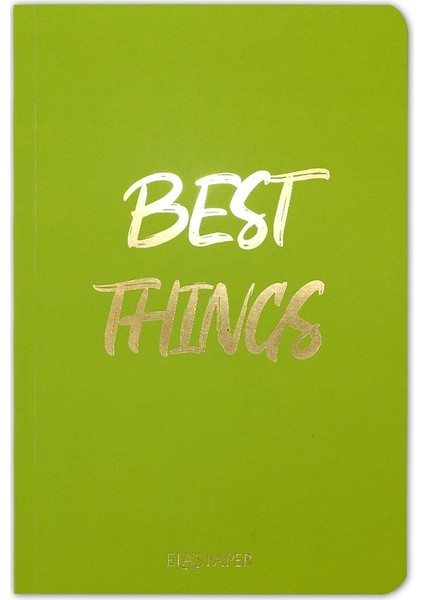 Best Things Notes Çizgili Defter