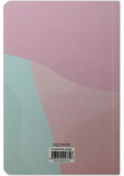 Pastel Be Brave Notes Çizgili Defter