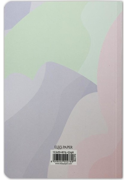 Pastel Live Happy Notes Çizgili Defter