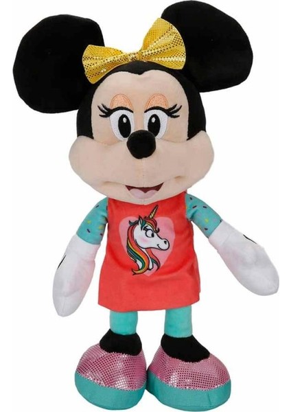 Minnie Core Unicorn Elbiseli Peluş 25 cm