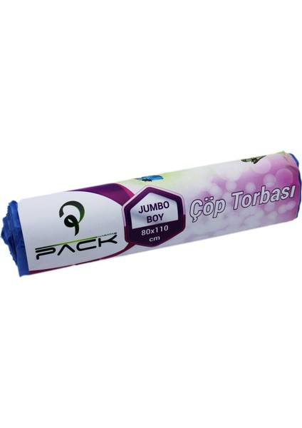 Standart Jumbo Boy Çöp Torbası 80 x 110